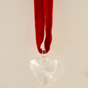 Puff Heart Charm Necklace